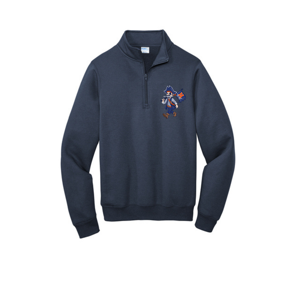 Retro Quarter Zip
