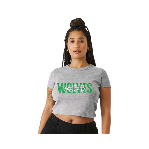 Women's Ribbed Crop Tee