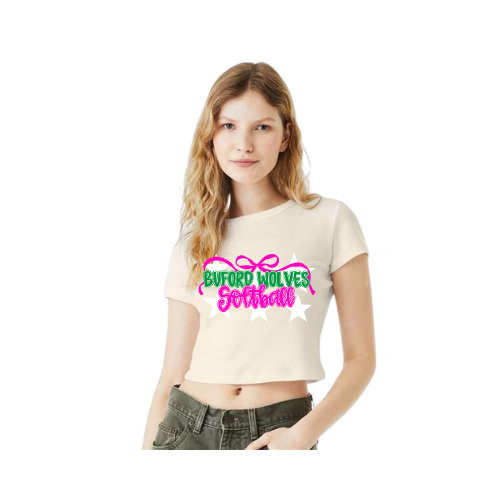 Women's Ribbed Crop Tee