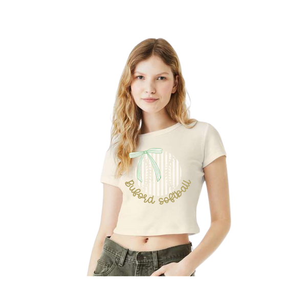 Women's Ribbed Crop Tee