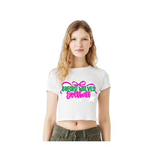 Women's Ribbed Crop Tee