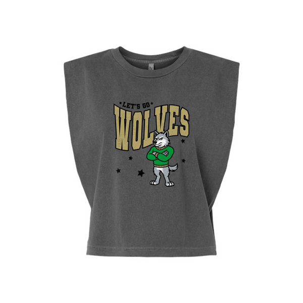 Go Wolves Women's Muscle Crop