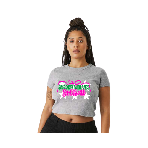 Women's Ribbed Crop Tee