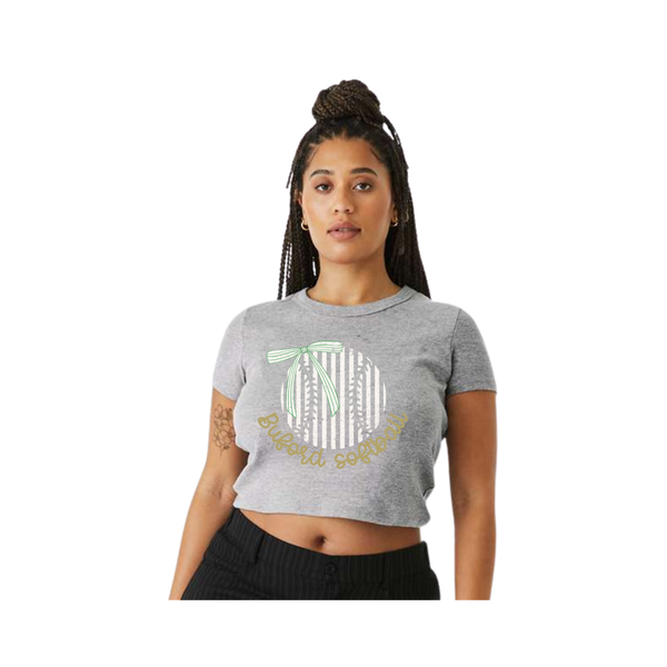 Women's Ribbed Crop Tee