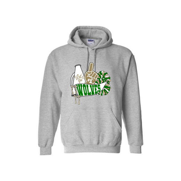 Let's Go Wolves Youth Hoodie