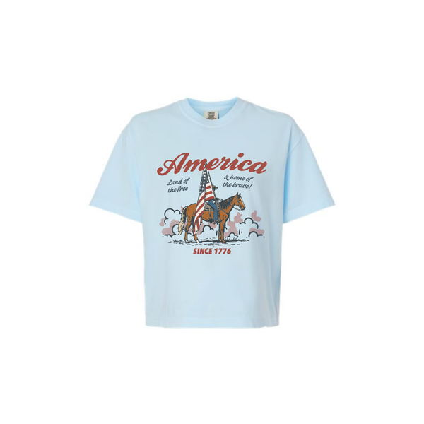 4th Women's Boxy Cropped Tee