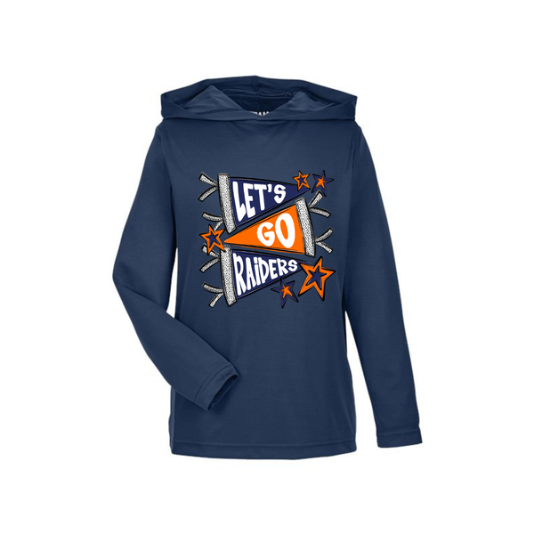 Raiders Pennant Adult Dri Fit Hoodie