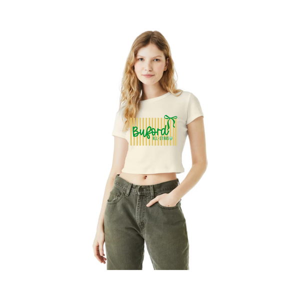 6u Gold All-stars Women's Ribbed Crop Tee