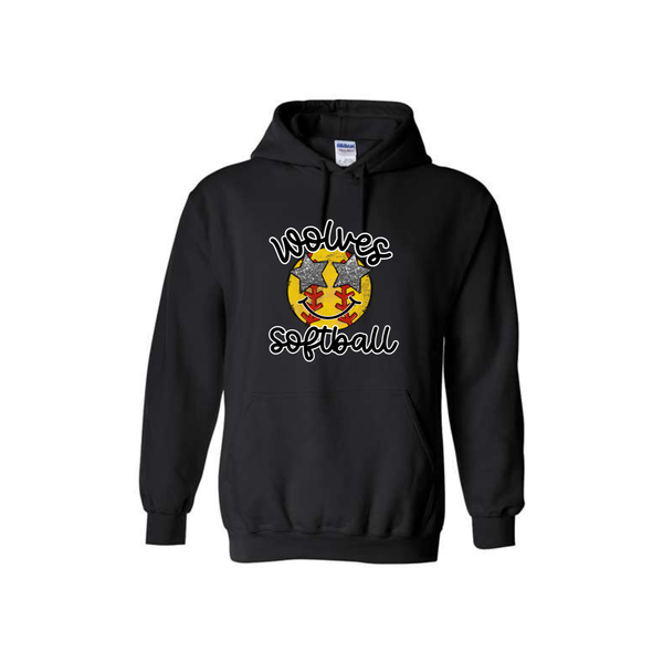 6U White Adult Sweatshirt