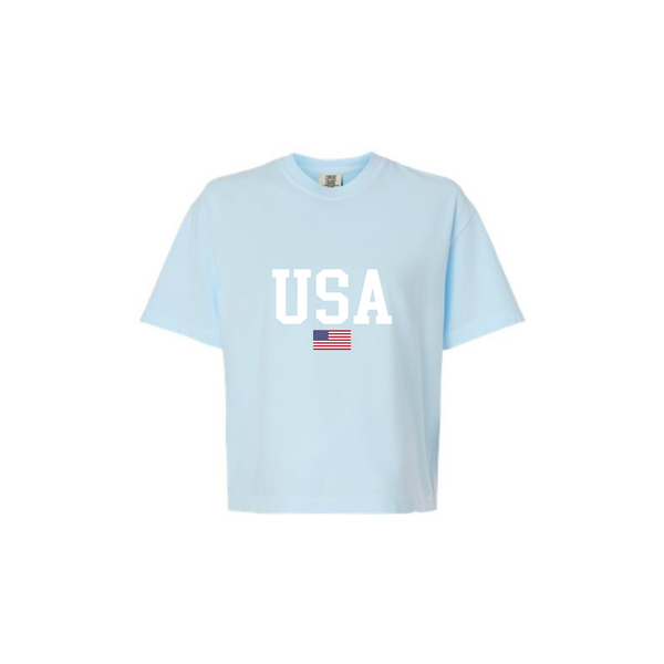 4th Women's Boxy Cropped Tee