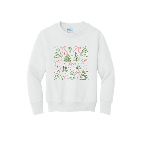 Christmas Trees Youth Sweatshirt