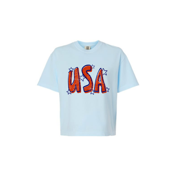 4th Women's Boxy Cropped Tee