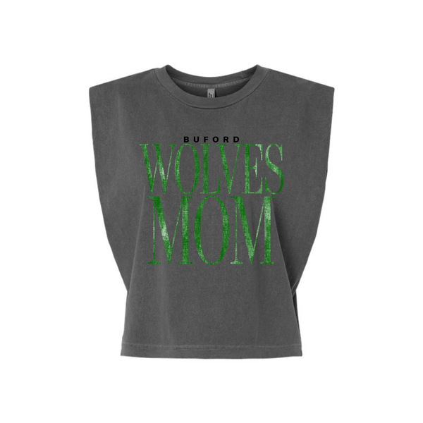 Wolves Mom Women's Cropped Tank