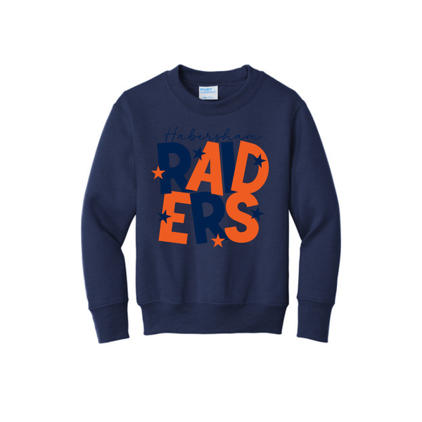 Raiders Stacked Youth Sweatshirt