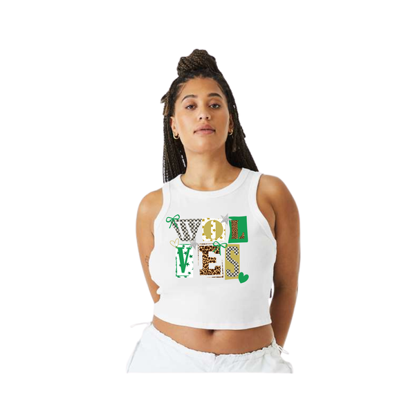 Women's Ribbed Crop Tank