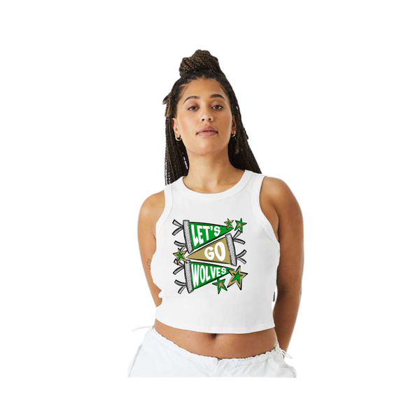 Women's Ribbed Crop Tank