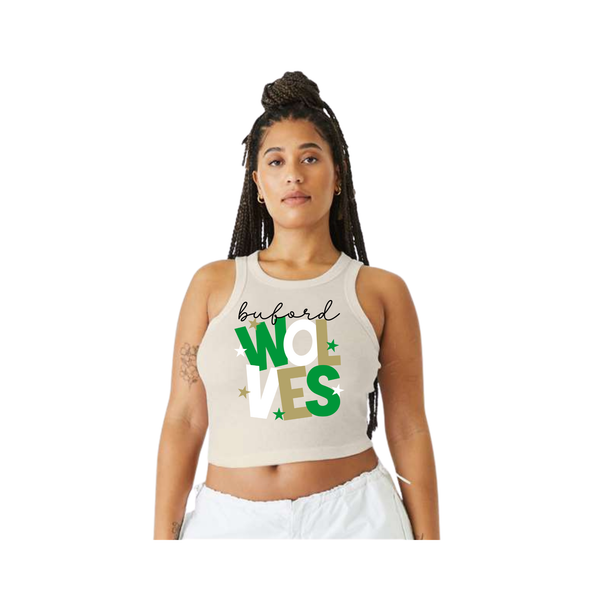 Women's Ribbed Crop Tank