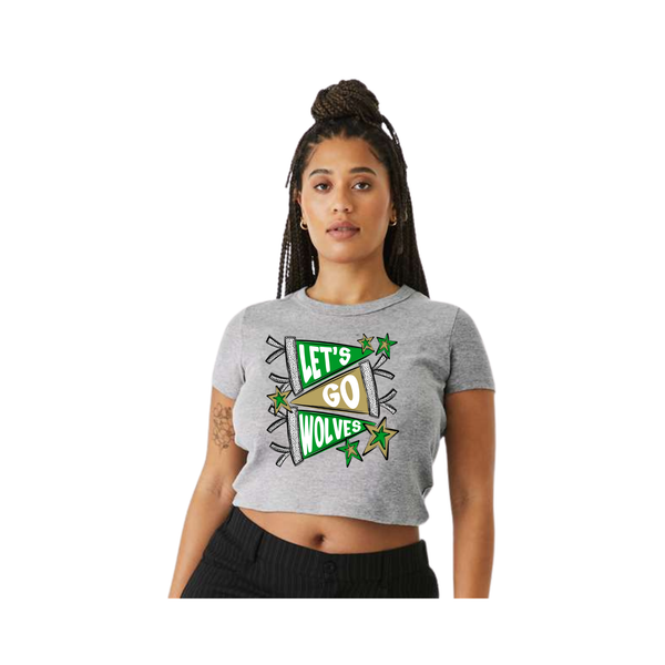 Women's Ribbed Crop Tee