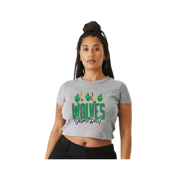 Women's Ribbed Crop Tee