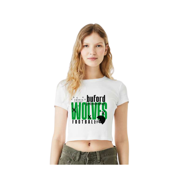 Women's Ribbed Crop Tee