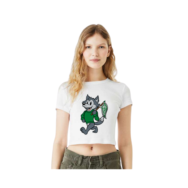 Women's Ribbed Crop Tee
