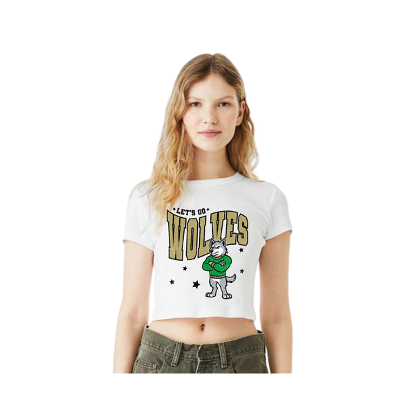 Women's Ribbed Crop Tee