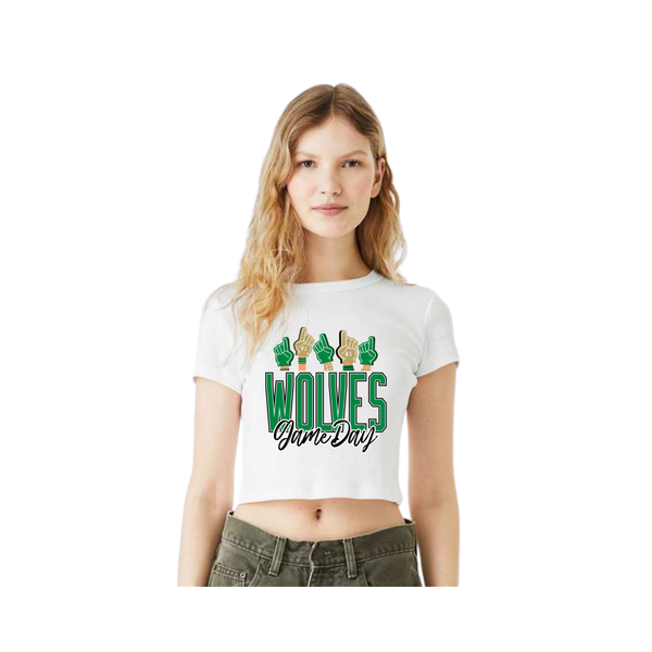 Women's Ribbed Crop Tee