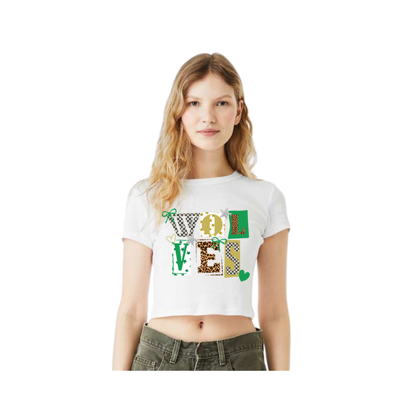 Women's Ribbed Crop Tee