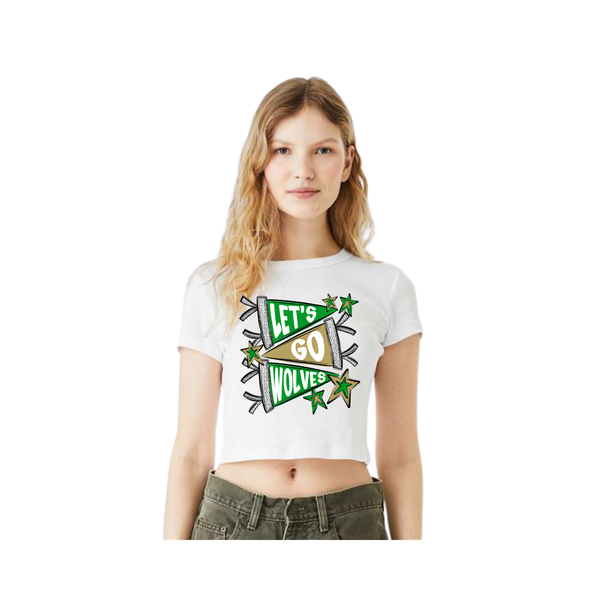 Women's Ribbed Crop Tee