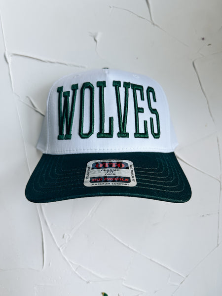 Wolves Embroidered Hat