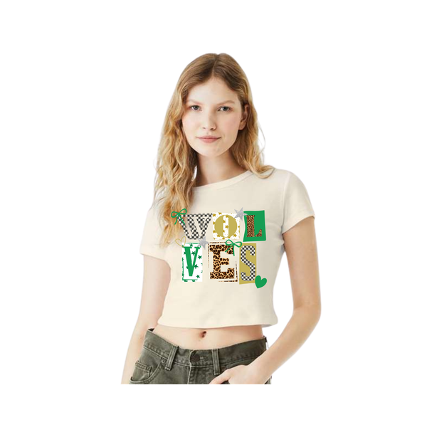 Women's Ribbed Crop Tee