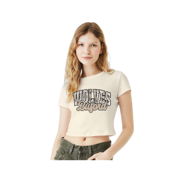 Women's Ribbed Crop Tee