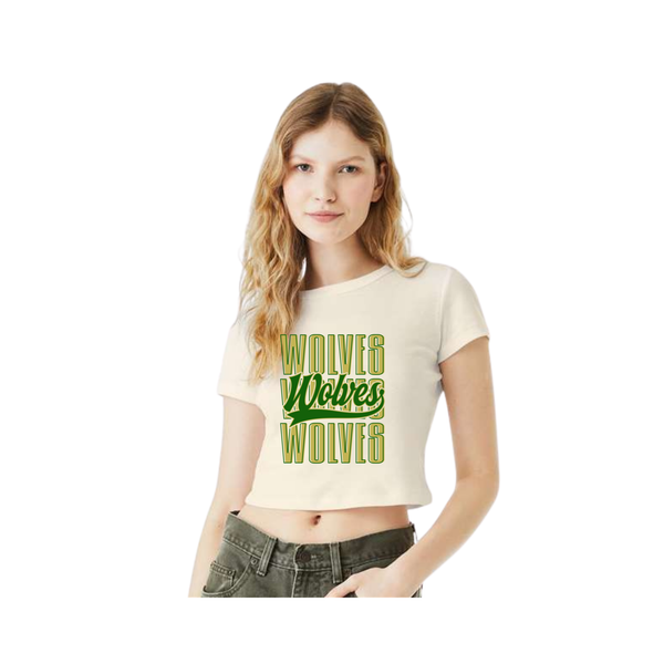 Women's Ribbed Crop Tee