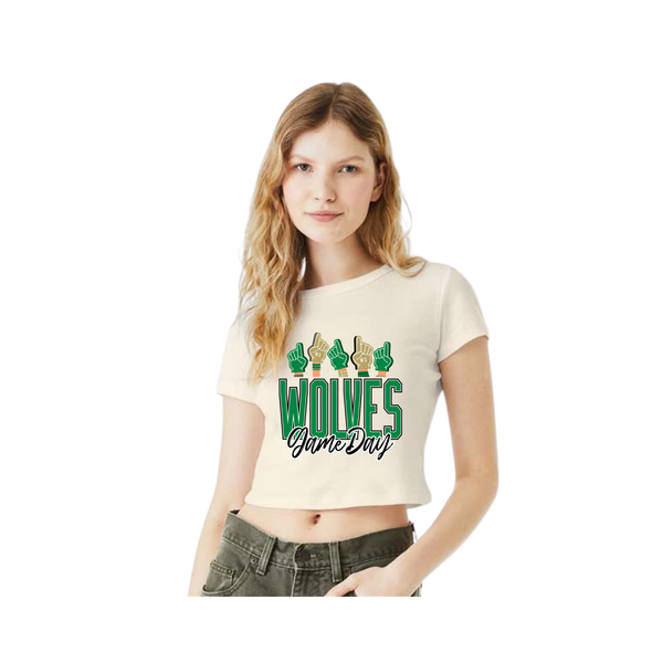 Women's Ribbed Crop Tee