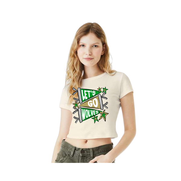 Women's Ribbed Crop Tee