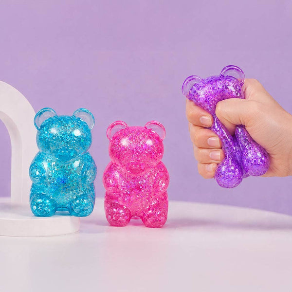 Glittered Gummy Bear Squeeze