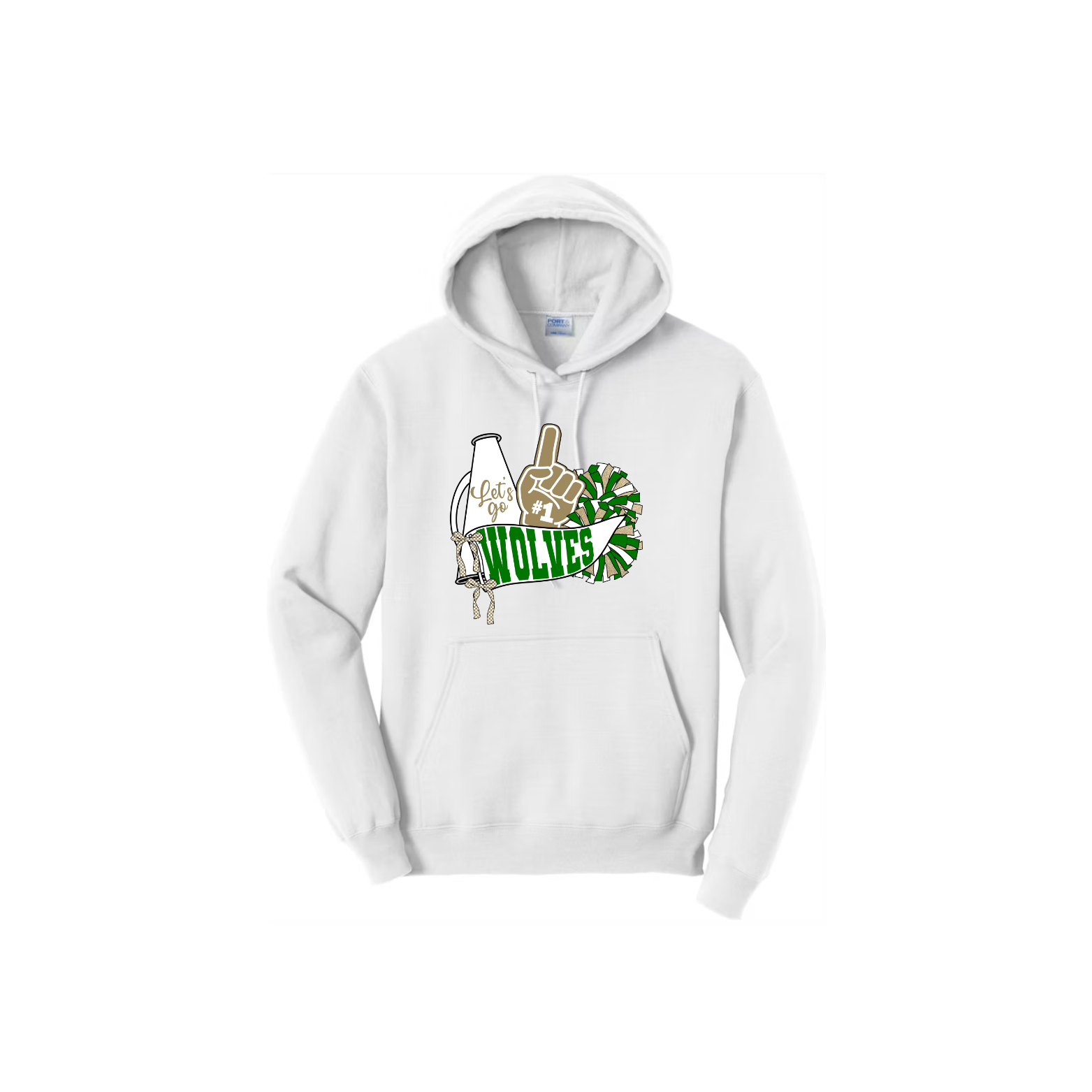 Let's Go Wolves Youth Hoodie