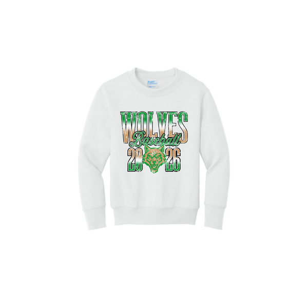 Baseball Adult Crewneck