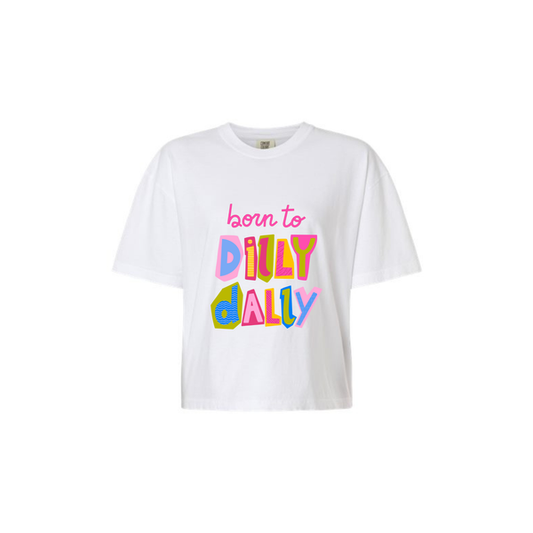 Dilly Dally Women's Cropped Tee