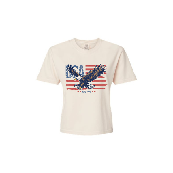 4th Women's Boxy Cropped Tee