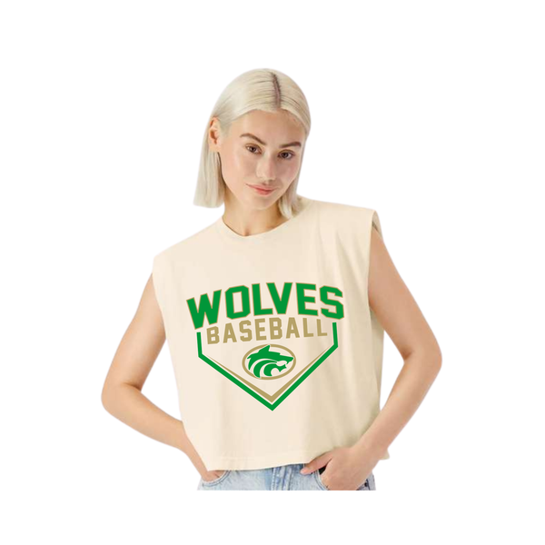 Baseball Women's Cropped Tank
