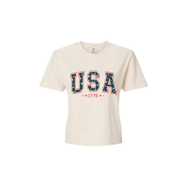 4th Women's Boxy Cropped Tee