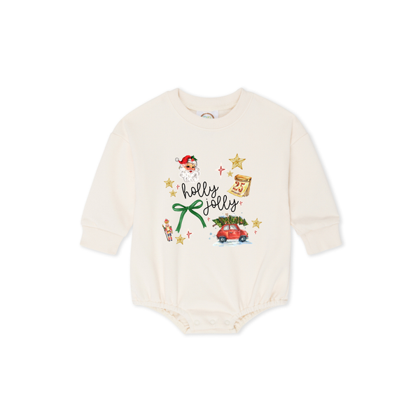 Holly Jolly Bubble Romper