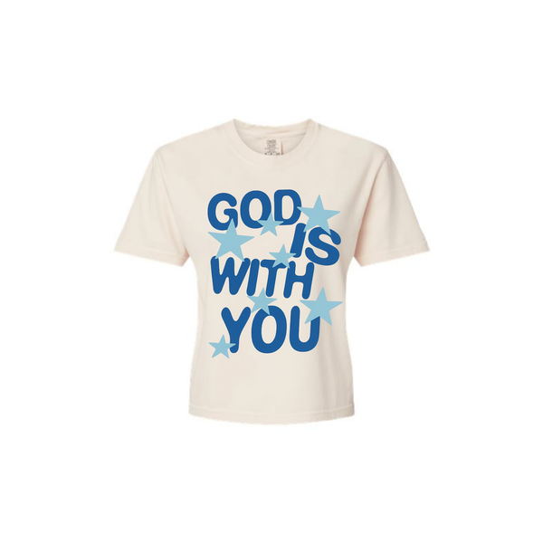God is With You Women's Cropped Tee