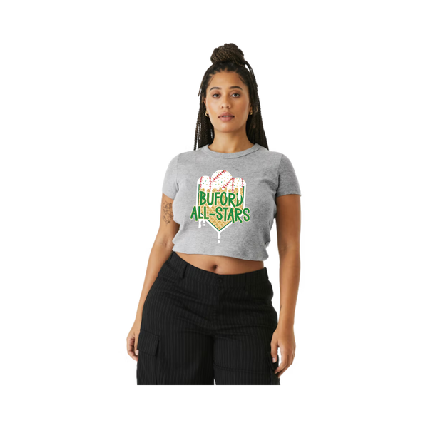 All-stars Women's Ribbed Crop Tee
