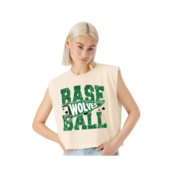 Baseball Women's Cropped Tank