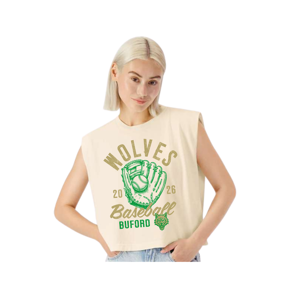Baseball Women's Cropped Tank