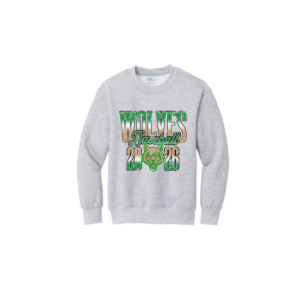 Baseball Adult Crewneck