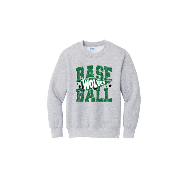 Baseball Adult Crewneck