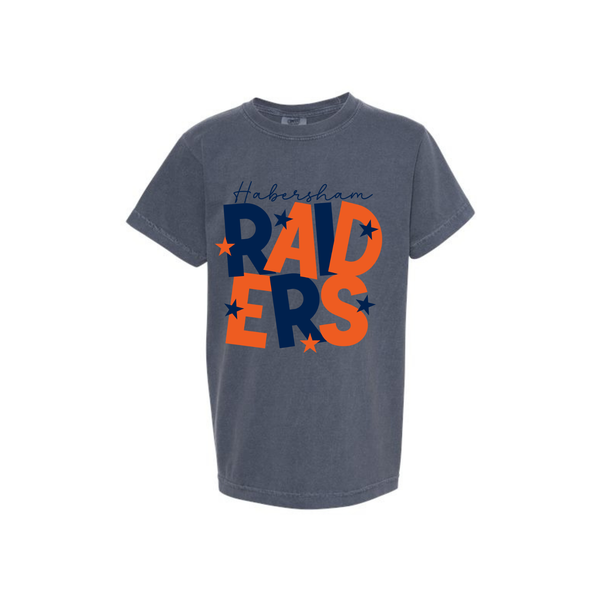 Raiders Stacked Youth Tee